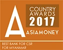 AYA Bank, Award, CSR